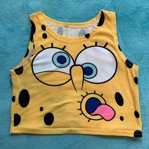 Spongebob Crop Top